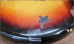 汚れ、ステッカー